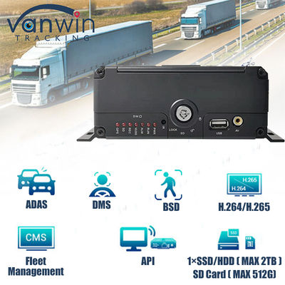 4CH 1080P AI Function Mobile DVR ADAS DMS Kit  DVR 4G GPS SD HDD MDVR Systems Vehicle