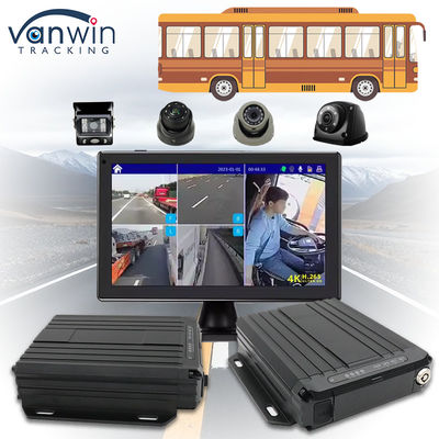 OEM ODM Real Time 4CH GPS Mobile DVR With 4G 1080P WiFi Dual SD Card MDVR For Bus