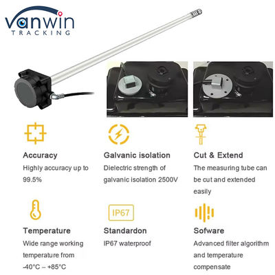 Oil Level Gauge Diesel Generator Fuel Tank Level Real Time Oil Monitoring Sensor For Truck Equipped