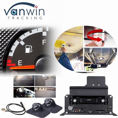 5G 4CH Full HD Mobile DVR Live Stream With GPS Fuel Level Monitoring Vehicle CCTV