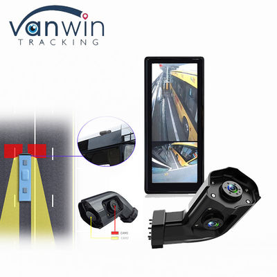 Waterproof HD 12.3 Inch Truck Bus E-Mirror Side View Blind Spot Dual Lens Camera System Side View Rear View Car Monitor