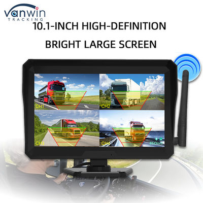 10.1 Inch 1080P Wireless Car Monitor Camera Kit Night View Function Camera Split Monitor