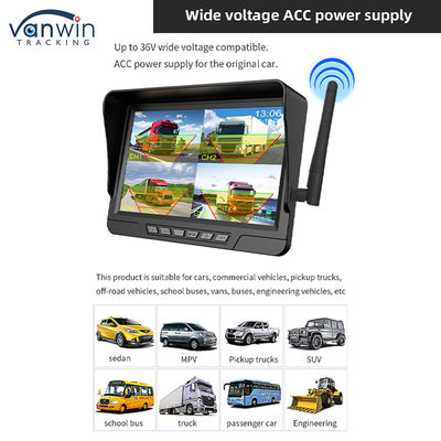 7 Inch Wireless Car Monitor Solar Camera Kit With IP68 CCTV Security Wireless Camera