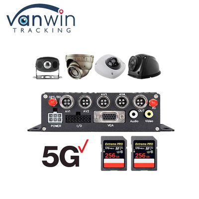 4CH 1080P GPS 4G WIFI AI Mobile DVR with BSD DSM ADAS Camera For Bus