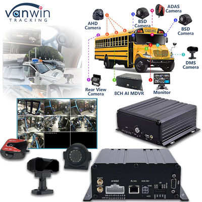 8CH AI Mobile DVR With ADAS DMS BSD Function MDVR Advanced Vehicle Security Solution