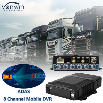 8CH 1080P Ai HDD Mobile DVR Real Time Monitoring And Tracking 4G Ai Adas DMS MDVR CCTV System