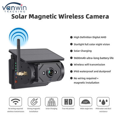 10.1 Inch Car Monitor Solar Power Wireless Surveillance CCTV System Camera Security