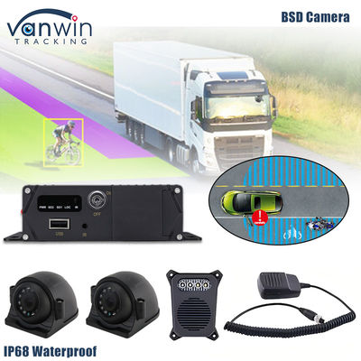 1080P AHD IP69K BSD AI Camera Blind Spot Detection System Aid With Sound And Light Alarm