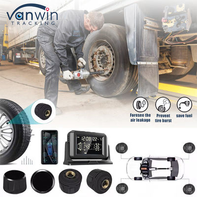 4G GPS Mobile DVR Support 4 / 8 / 10 Tire Pressure Real Time Monitoring Intelligent System