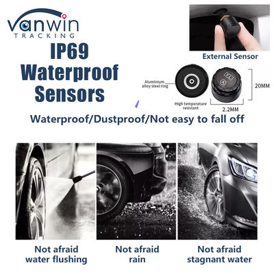 4G GPS Mobile DVR Support 4 / 8 / 10 Tire Pressure Real Time Monitoring Intelligent System