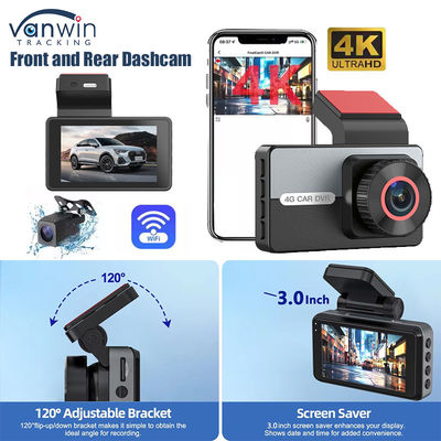 2K 1080P Dual Dash Cam WiFi APP Control Night Vision Parking Monitor G-Sensor For Car