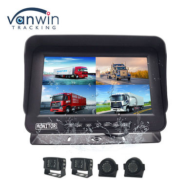10.1 Inch AHD 1080P MDVR Monitor 4 Channel Full HD Waterproof Split Display Monitor For Vehicle