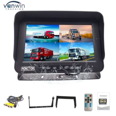 4 Channel AI Car Monitor Waterproof IPX69 Explosion-proof 10" AHD Display For Mechanical Vehicles