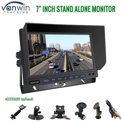 AHD Monitor 4 Channel 7 Inch Full HD1080P MDVR Split Display Car Monitor For Vehicle