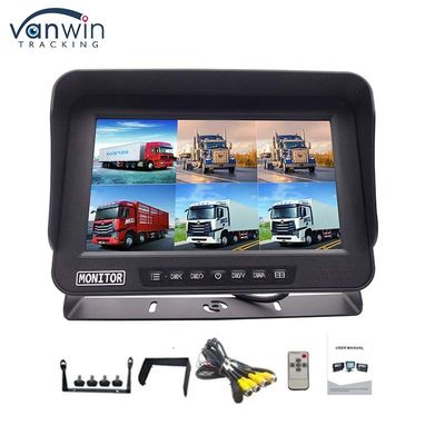 AHD 1080P MDVR Monitor 10.1 Inch 6 Channel Waterproof Split Display Monitor SD Card For Vehicle