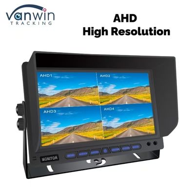 7-inch AHD Quad-Channel Split Car Monitor Vehicle Display Monitoring System