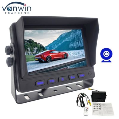 Mini Car Rear View Monitor 5 Inch In-car High Definition  Display For Taxi Bus Truck RV