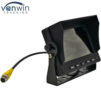 Mini Car Rear View Monitor 5 Inch In-car High Definition  Display For Taxi Bus Truck RV