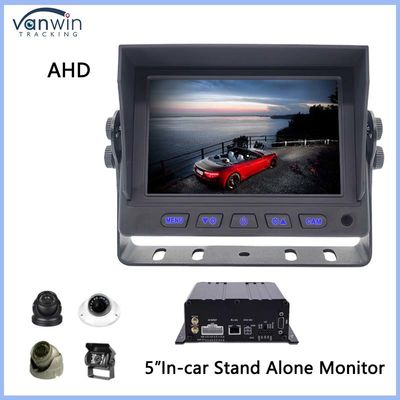  5 Inch AHD LCD Car Monitor Digital Display For Vehicles USB GPS For Auto Trucks