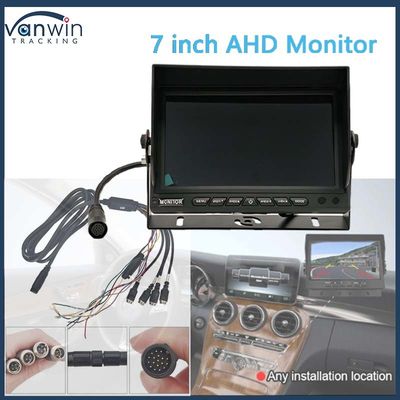 AHD 1080P MDVR Monitor 7 Inch Split Display Monitor SD Card  Camera Rear View Reversing Kit for RV Motorhome Truck Bus