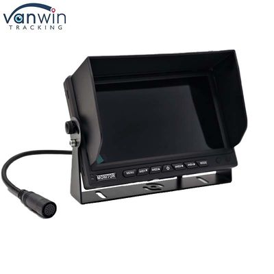 AHD 1080P MDVR Monitor 7 Inch Split Display Monitor SD Card  Camera Rear View Reversing Kit for RV Motorhome Truck Bus