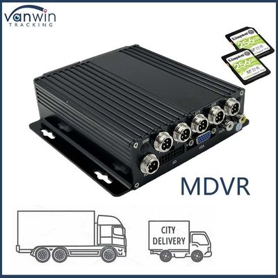 4CH 1080P Dual SD Card Mobile DVR 4G GPS1080P Vehicle GPS Function 12 Months Warranty