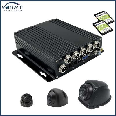 4CH 1080P Dual SD Card Mobile DVR 4G GPS1080P Vehicle GPS Function 12 Months Warranty