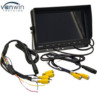 10.1 Inch 4 Channel Car Monitor Large Size HD Surveillance Screen For A Variety Of Vehicles