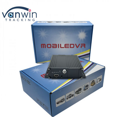 4 Channel SD Card Mobile DVR Dual Card Dual Standby For Vehicle Monitoring