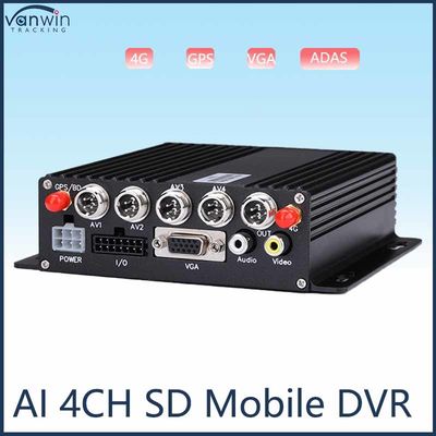 HD 1080P AI BSD ADAS DMS Kit Buses Trucks 4G WiFi 4 Channel SD Mobile DVR Systems Vehicle CAR Black Box
