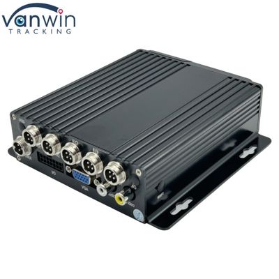 4G GPS MDVR 4 CH SD Card Video Recoder Dual Card Dual Standby For Vehicle Safety Monitoring