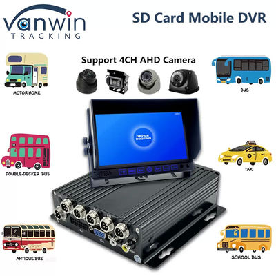 4G SD Card MDVR 1080P 8 Channel Vehicle Recorder With GPS Function Suitable For Every Fleet