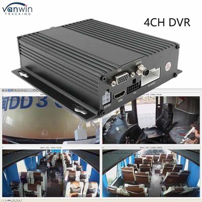 1080P AHD Remote Control Car Bus RV 3G 4G GPS Mobile HD 4CH DVR Video Recorder