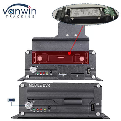 Professional 4CH HDD DVR Support ADAS DMS BSD Function 4G GPS Vehicle Tracker