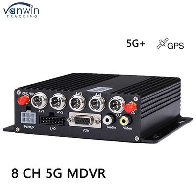 8 Channel Car DVR With 5G GPS AHD 1080P Camera SD Card Video Recorder For Truck Bus