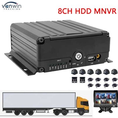 H.264 8 Channel MNVR With 4G WiFi Optional Vehicle GPS Tracker For Vehicle Support OEM