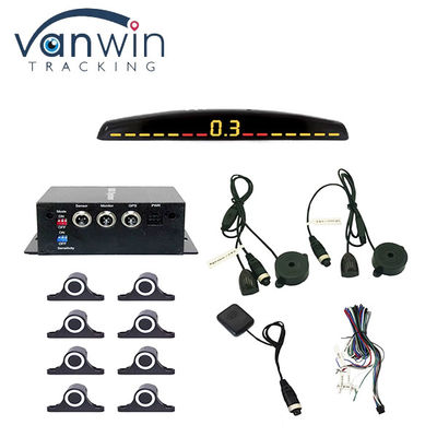 8 Sensors Car Parking Kit Buzzer Reverse Backup Radar Sound Alert Indicator Probe System Detect Range 0.4-5M Waterproof IP66