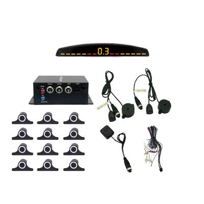 16 Sensors Car Parking Monitor System Backlight LED Parking Sensor for Reverse Backup Aid Voltage 12-36V