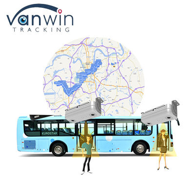 Automatic Two Bus Passenger People Counter Counting and 6CH ADAS DMS HDD SD GPS 4G MDVR With Remote Monitoring System