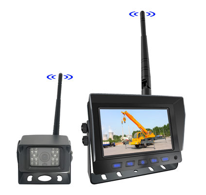 5-Inch Wireless HD Digital DVR with Quad-Split Display for Truck Reversing Safety Monitoring
