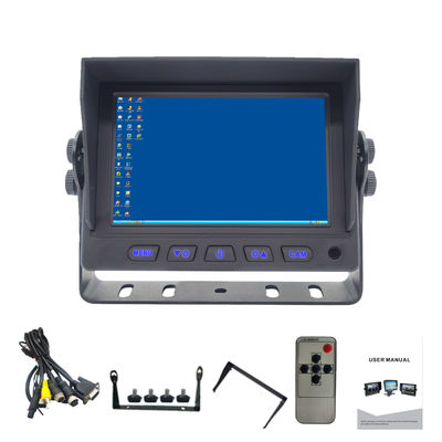 10.1 Inch HD TFT LCD Screen Waterproof Vehicle Display for Trucks/Vans Power Supply DC 12V-24V -30C to 80C Night Mode