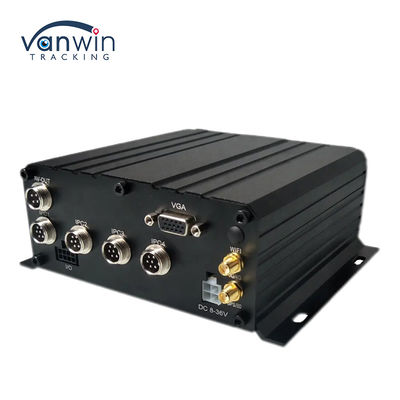 In-Vehicle 4CH AHD 1080P Mobile Surveillance System with HDD Storage & HD Monitoring Display
