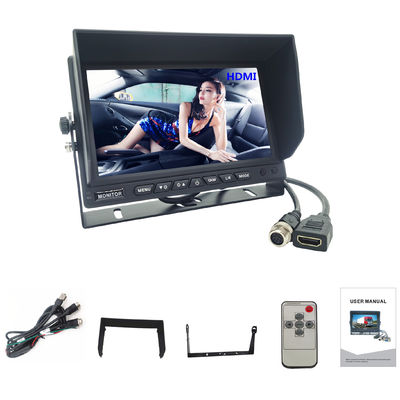 7 Inch High Resolution 1024x600 Resolution Car TV Monitor With HDMI Connector for MDVR