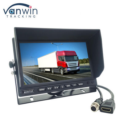 7 Inch High Resolution 1024x600 Resolution Car TV Monitor With HDMI Connector for MDVR