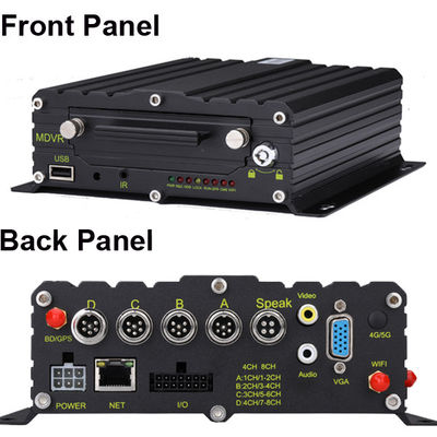 8CH 4CH 4G GPS ADAS DMS 2TB HDD SD Mobile DVR Kit AI MDVR GPS Tracking System Taxi MDVR