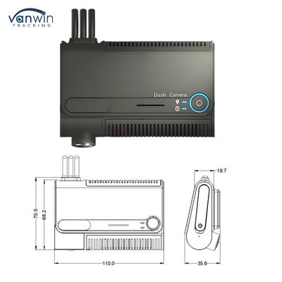 Intelligent Wifi AHD Video Recording 4G MDVR Hybrid 4CH Vehicle Camera IPC CMSV6 App Remote Control Car Black Box