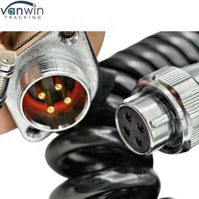 4Pin Waterproof Trailer Cable 12V Electronic Wire Camera for Double Truck Bus Tractor Rear View Cameras