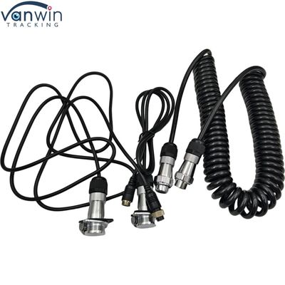 Smooth Rear View Experience with 4 Pin Spiral Wire for Industrial and Agricultural Monitoring Systems