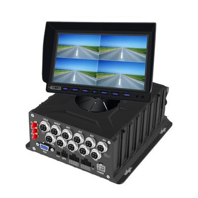 Advanced 8 CH Mobile DVR with Advanced Driver Assistance System Blind Spot Detection Driver Monitoring System for Vehicles