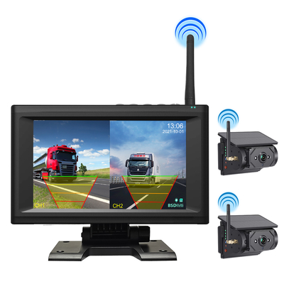 7-Inch Waterproof Display Screen 1/2/4CH Wireless Automatic Charging Monitoring Camera System
